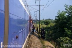 Viennaslide-05209910 Frankreich, SNCF, TGV, Panne am 24.5.2001 - France, SNCF Railroad, TGV, Breakdown on May 24, 2001