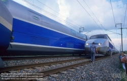 Viennaslide-05209919 Frankreich, SNCF, TGV, Panne am 24.5.2001 - France, SNCF Railroad, TGV, Breakdown on May 24, 2001