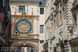 Viennaslide-05211128 Rouen, Normandy-Pays de la Loire, Gros Horloge