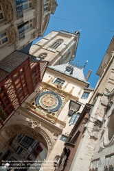 Viennaslide-05211130 Rouen, Normandy-Pays de la Loire, Gros Horloge