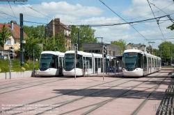 Viennaslide-05211811 Rouen, Tramway, Station Boulingrin - Rouen, Tramway, Boulingrin Station