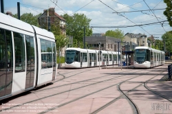 Viennaslide-05211813 Rouen, Tramway, Station Boulingrin - Rouen, Tramway, Boulingrin Station