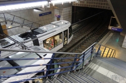 Viennaslide-05211821 Rouen, Tramway, Station Gare Rue Verte - Rouen, Tramway, Gare Rue Verte Station