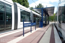 Viennaslide-05211831 Rouen, Tramway, Station Georges-Braque - Rouen, Tramway, Georges-Braque Station