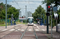 Viennaslide-05211860 Rouen, Tramway, Station Technopole - Rouen, Tramway, Technopole Station