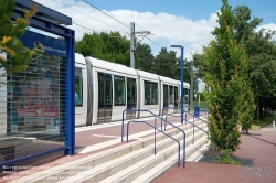 Viennaslide-05211865 Rouen, Tramway, Station Technopole - Rouen, Tramway, Technopole Station