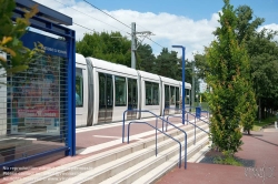 Viennaslide-05211865 Rouen, Tramway, Station Technopole - Rouen, Tramway, Technopole Station