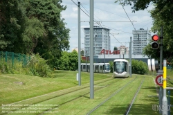 Viennaslide-05211867 Rouen, Tramway, Technopole