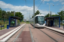 Viennaslide-05211871 Rouen, Tramway, Station Technopole - Rouen, Tramway, Technopole Station