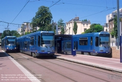 Viennaslide-05211902 Rouen, Tramway, Station Boulingrin - Rouen, Tramway, Boulingrin Station