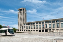 Viennaslide-05213934 Le Havre, Tramway, Hotel de Ville