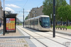 Viennaslide-05213940 Le Havre, Tramway, Hotel de Ville