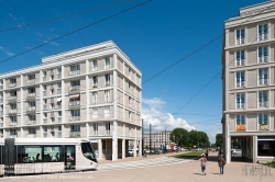 Viennaslide-05213950 Le Havre, Tramway, La Plage, Avenue Foch