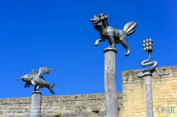 Viennaslide-05215109 Das Château de Caen ist ein Schloss in der normannischen Stadt Caen im Département Calvados. Es ist seit 1886 offiziell als Monument historique klassifiziert