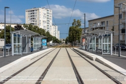 Viennaslide-05215825 Caen, Straßenbahnhaltestelle Concorde - Caen, Tram Stop Concorde