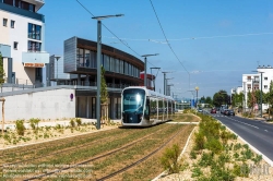 Viennaslide-05215913 Die Straßenbahn Caen (frz. Tramway de Caen) ist das Straßenbahnsystem der französischen Stadt Caen. Die Inbetriebnahme der ersten Linien erfolgte am 27. Juli 2019. Alle Linien nutzen in der Innenstadt von Caen einen gemeinsamen Streckenabschnitt.