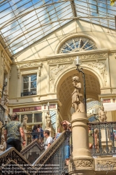 Viennaslide-05221219 Die Passage Pommeraye ist eine historische Einkaufspassage im Zentrum von Nantes, benannt nach seinem Erbauer Louis Pommeraye. Der Bau begann Ende 1840 und wurde am 4. Juli 1843 abgeschlossen.