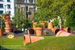 Viennaslide-05221324 Nantes, Jardin des Plantes, Spielplatz Dépodépo von Claude Ponti - Nantes, Jardin des Plantes, Childrens Playground Dépodépo by Claude Ponti