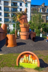 Viennaslide-05221325 Nantes, Jardin des Plantes, Spielplatz Dépodépo von Claude Ponti - Nantes, Jardin des Plantes, Childrens Playground Dépodépo by Claude Ponti