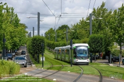 Viennaslide-05221804 Nantes, Straßenbahn, Linie 3, Avenue de la Jeunesse - Nantes, Tramway Line 3, Avenue de la Jeunesse