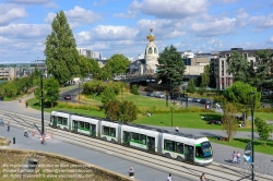 Viennaslide-05221817 Nantes, Straßenbahn - Nantes, Tramway