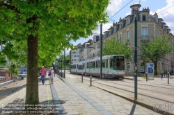 Viennaslide-05221820 Nantes, Straßenbahn, Quai de Versailles - Nantes, Tramway,  Quai de Versailles