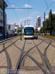 Viennaslide-05221939 Nantes, moderne Straßenbahn - Nantes, Modern Tramway