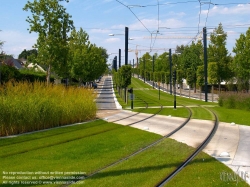 Viennaslide-05221942 Nantes, moderne Straßenbahn, Avenue de la jeunesse - Nantes, Modern Tramway, Avenue de la jeunesse