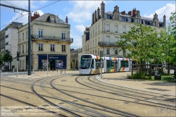 Viennaslide-05222715 Angers, moderne Straßenbahn - Angers, modern Tramway