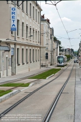 Viennaslide-05222726 Angers, moderne Straßenbahn, Rue de Létanduère - Angers, modern Tramway, Rue de Létanduère