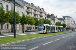 Viennaslide-05222739 Angers, moderne Straßenbahn, Boulevard du Maréchal Foch - Angers, modern Tramway, Boulevard du Maréchal Foch