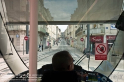 Viennaslide-05222781 Angers, Rue de la Roe, moderne Straßenbahn -  Angers, Rue de la Roe, modern Tramway