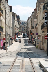 Viennaslide-05222789 Angers, Rue de la Roe, moderne Straßenbahn -  Angers, Rue de la Roe, modern Tramway