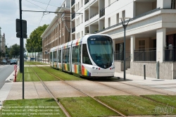 Viennaslide-05222797 Angers, moderne Straßenbahn - Angers, modern Tramway