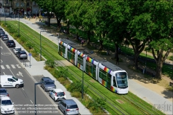 Viennaslide-05222802 Frankreich, Angers, Straßenbahn Linie B, Bd Henri Arnauld // France, Angers, Tramway Line B, Bd Henri Arnauld