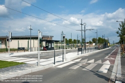 Viennaslide-05222831 Angers, moderne Straßenbahn, Station Verneau - Angers, modern Tramway, Verneau Station