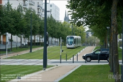 Viennaslide-05222901 Frankreich, Angers, Allee Mitterrand, Straßenbahn Linie A // France, Angers, Allee Mitterrand, Tramway Line A