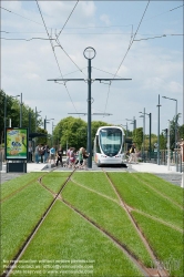 Viennaslide-05222903 Angers, moderne Straßenbahn, Bewässerungsdüse - Angers, modern Tramway