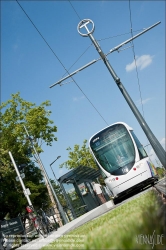 Viennaslide-05222925 Frankreich, Angers, Straßenbahn Linie A, Roseraie // France, Angers, Tramway Line A, Roseraie