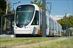 Viennaslide-05222926 Angers, moderne Straßenbahn - Angers, modern Tramway