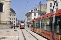 Viennaslide-05223904 France, Le Mans, modern Tramway, Place de la Republique