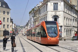 Viennaslide-05223906 France, Le Mans, modern Tramway, Place de la Republique