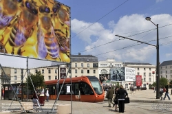 Viennaslide-05223911 France, Le Mans, modern Tramway, Place de la Republique