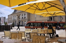 Viennaslide-05223924 France, Le Mans, modern Tramway, Place de la Republique