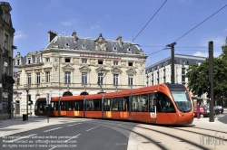 Viennaslide-05223930 France, Le Mans, modern Tramway, Place Aristide Briand