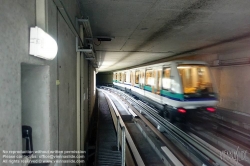 Viennaslide-05226914 Rennes, VAL-Metro im Tunnel, Station Henry Fréville - Rennes, VAL-Metro in Tunnel, Station Henry Fréville