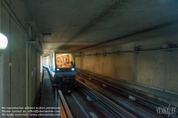 Viennaslide-05226916 Rennes, VAL-Metro im Tunnel, Station Henry Fréville - Rennes, VAL-Metro in Tunnel, Station Henry Fréville