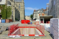 Viennaslide-05226948 Rennes, VAL-Metro, Baustelle Linie B Station Sainte-Anne - Rennes, VAL-Metro, Construction Site Line B Station Sainte-Anne