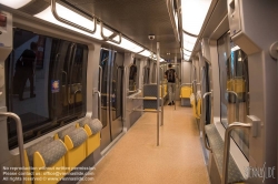 Viennaslide-05226950 Rennes, VAL-Metro, Fahrgastraum - Rennes, VAL-Metro, Interior