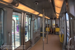 Viennaslide-05226951 Rennes, VAL-Metro, Fahrgastraum - Rennes, VAL-Metro, Interior